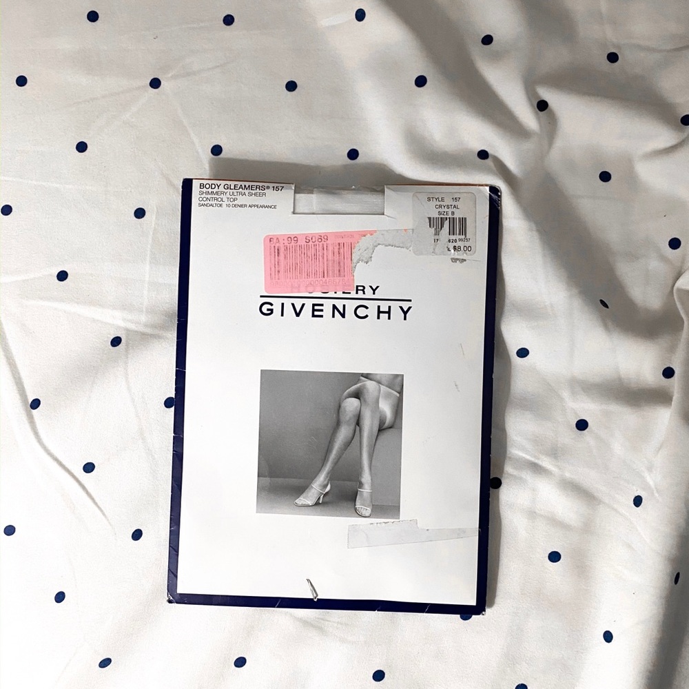 Vintage Givenchy white tights!